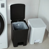 Lixeira Com Pedal 6l Cozinha Banheiro Dual Trium Compacta