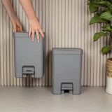 Lixeira Com Pedal 6l Cozinha Banheiro Dual Trium Compacta