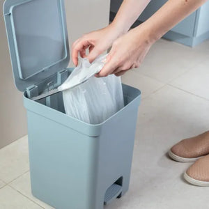 Lixeira Com Pedal 6l Cozinha Banheiro Dual Trium Compacta