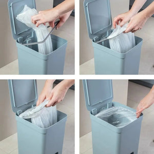 Lixeira Com Pedal 6l Cozinha Banheiro Dual Trium Compacta