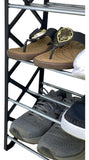 Sapateira Desmontável Tênis/botas 4 Andares Multiuso Preto
