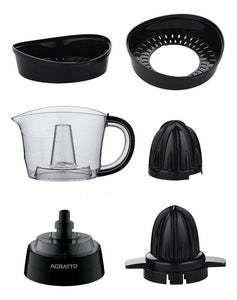 Espremedor De Frutas 700ml 25w Agratto Cor Preto