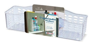 Organizador Multiuso De Bancada Prateleiras Armários 35cm Cor Transparente
