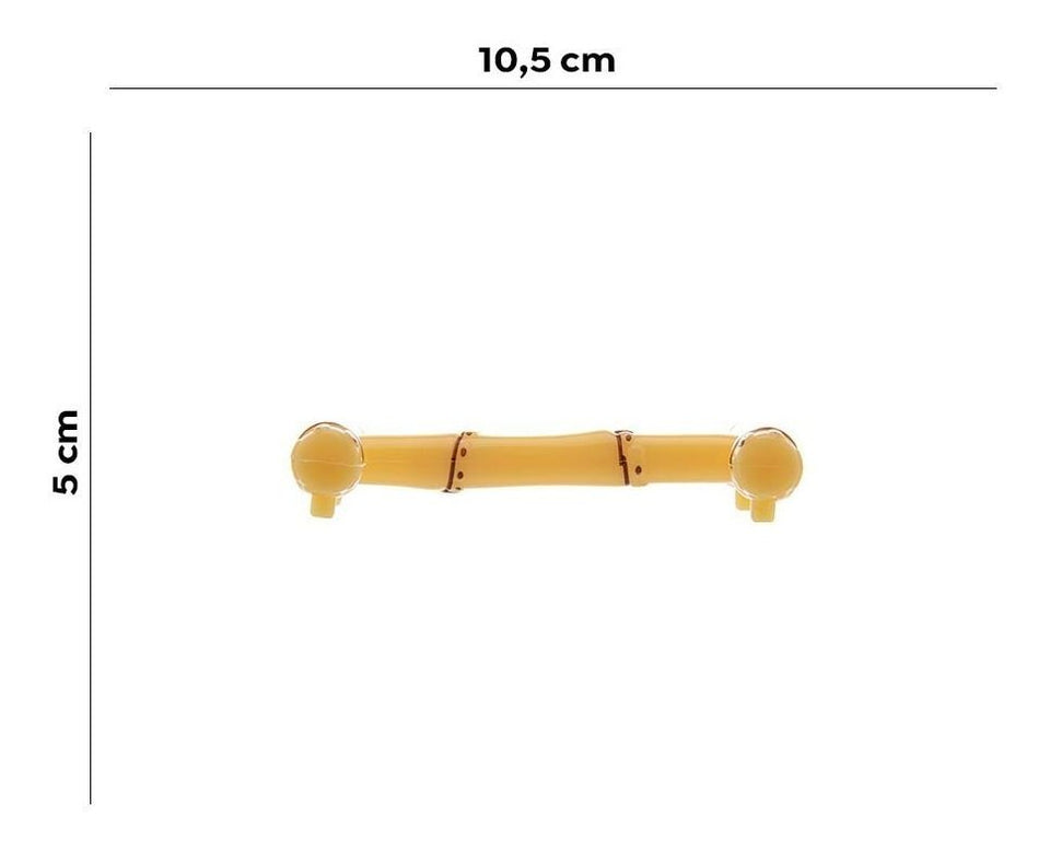 Descanso De Talher Bambu Mesa Posta Plástico Lyor 10,5cm