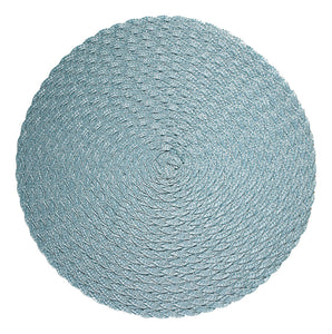 Jogo Americano Redondo 38cm Paramount Cores Cor Azul-claro Lisa