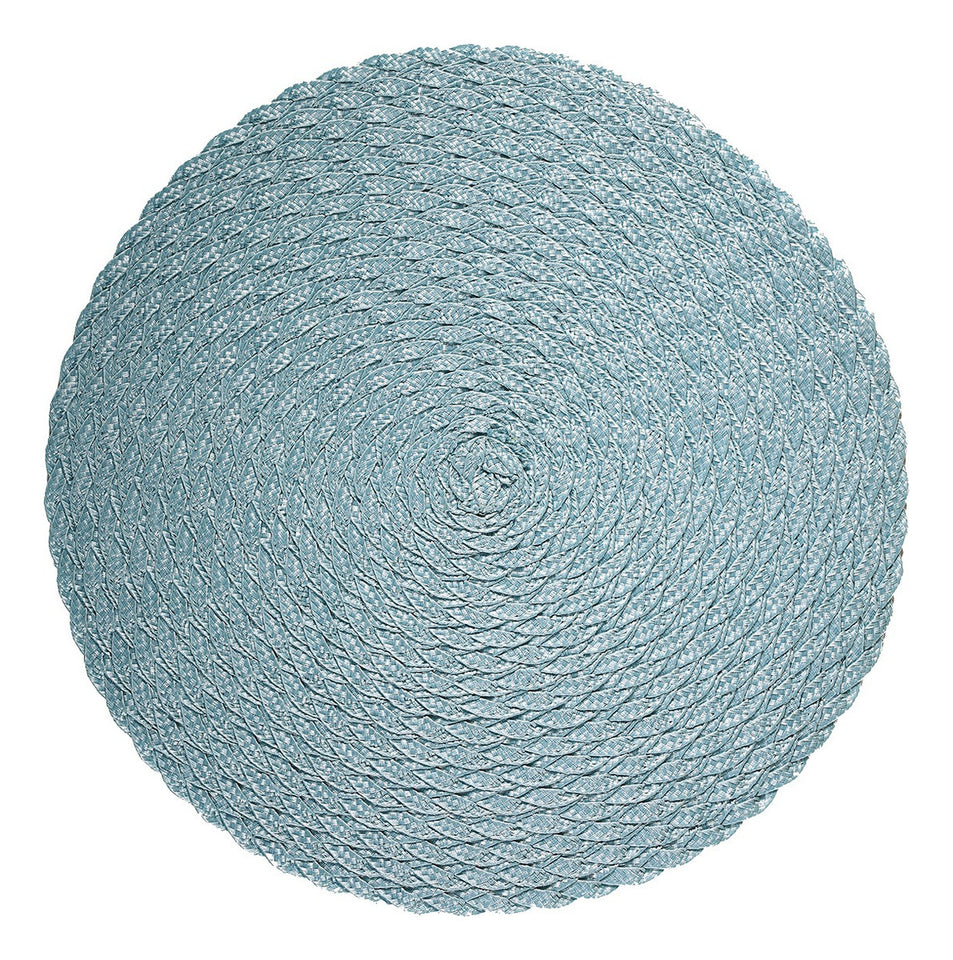 Jogo Americano Redondo 38cm Paramount Cores Cor Azul-claro Lisa