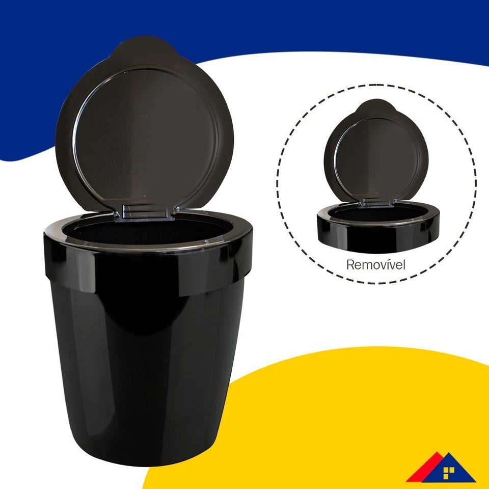 Lixeira Infinity 5 Litros Martiplast Ou - Preto