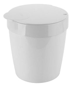 Lixeira Branca Infinity 5l Redonda Lx350bcf Ou Banheiro Lava