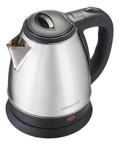 Chaleira Elétrica Agratto 1,8l Ce-01 Pratic Inox Preta