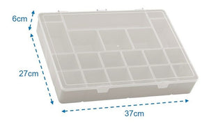 Box Caixa Organizador Paramount Gg - 20 Divisorias 163 Cor Transparente