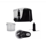Mini Processador de Alimentos 5 em 1 Elétrico 350 ml 2 Lâminas Preto Agratto Ampr01i-01