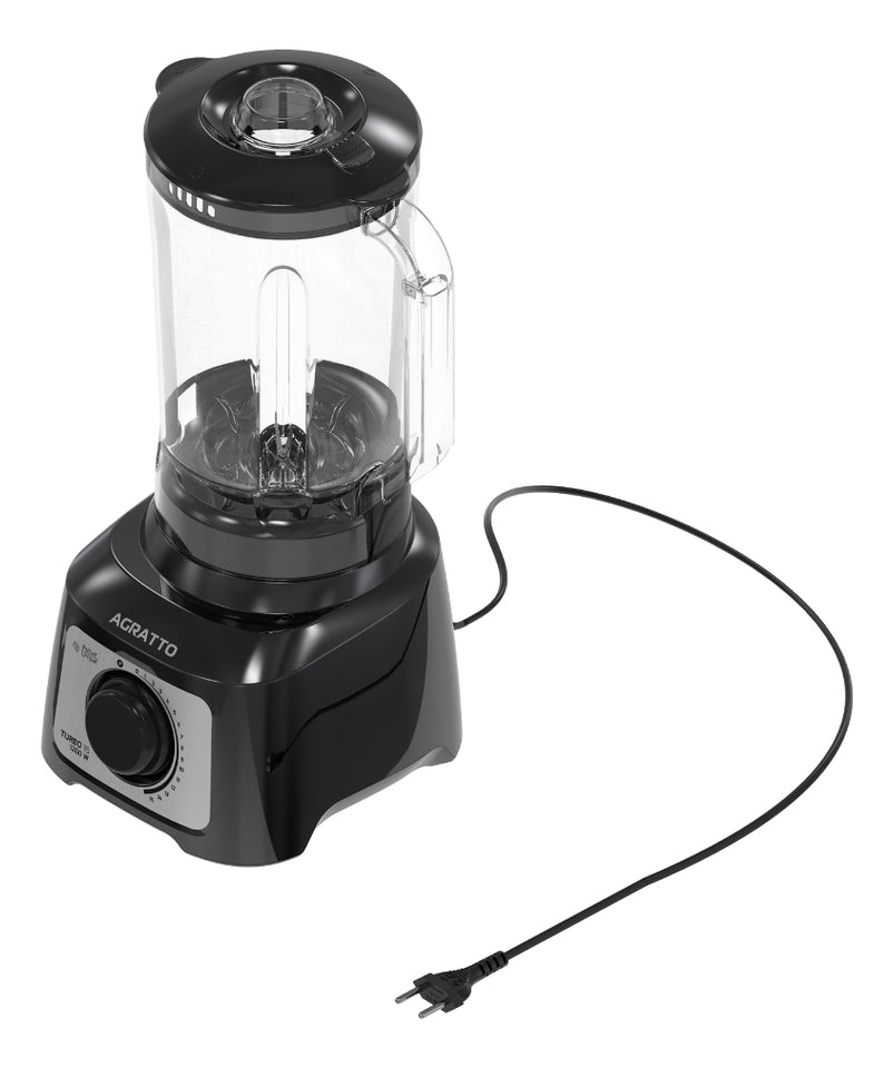 Liquidificador Agratto 3,2L 1200W Turbo – Potente e Resistente