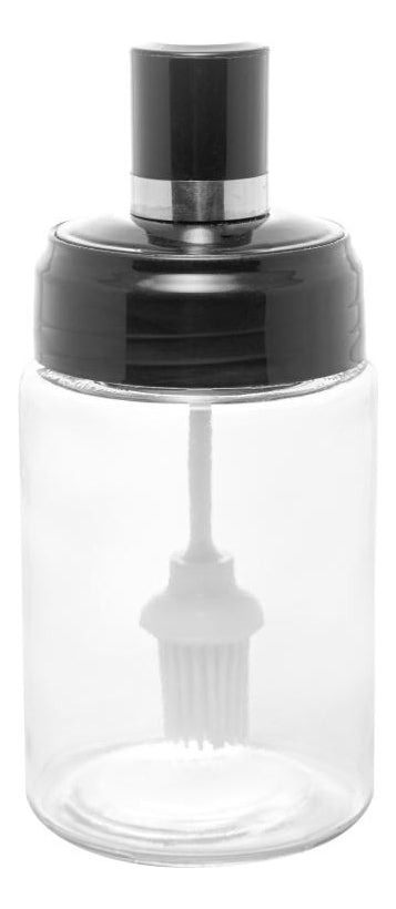 Galheteiro Wolff De Vidro Com Pincel E Tampa De Plástico 7cm