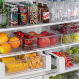 Organizador Para Geladeira Caixa Gaveta Suporte Multi Uso Cor Transparente
