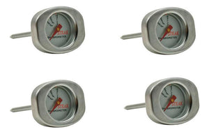Conjunto De 4 Termômetros Para Carnes Aço Inox Fackelmann