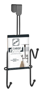 Cabide Suporte De Porta Com 4 Ganchos Preto - Arthi