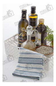 Caixa organizadora de cestas Paramount openwork 34x27x9cm, cor branca