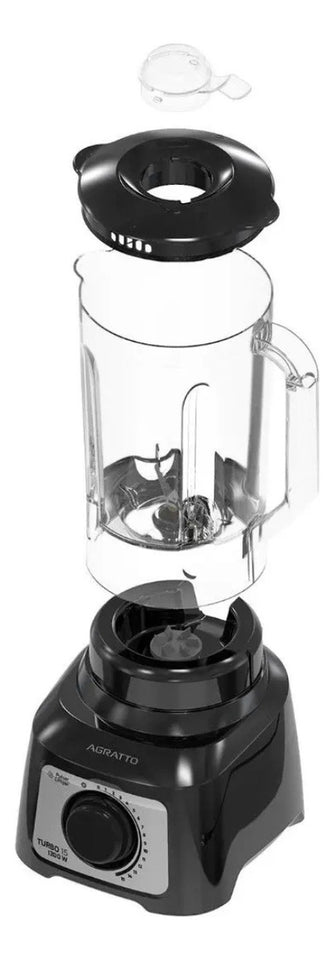 Liquidificador Agratto 3,2L 1200W Turbo – Potente e Resistente