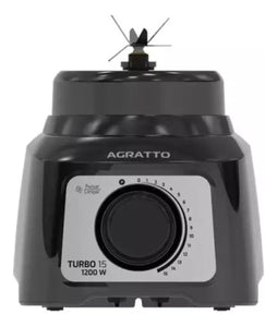 Liquidificador Agratto 3,2L 1200W Turbo – Potente e Resistente