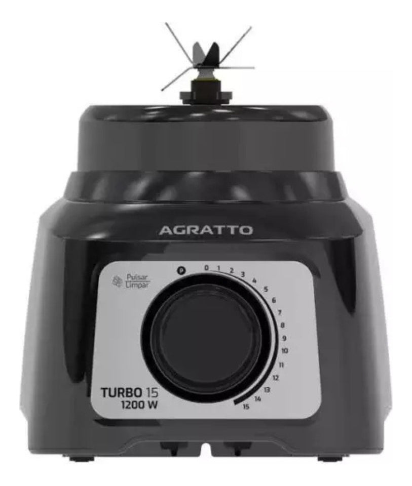 Liquidificador Agratto 3,2L 1200W Turbo – Potente e Resistente