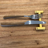 Descanso De Talher Bambu Mesa Posta Plástico Lyor 10,5cm