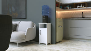 Gabinete Galão De Água Com Porta Multivisão Gallon Branco Uv