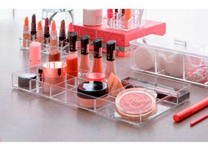 Bandeja Organizadora Com Divisória 34 X 17 Cm Paramount Cor Transparente