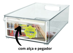 Organizador Multiuso Banheiro Shampoo Geladeira Alimentos Cor SEM COR