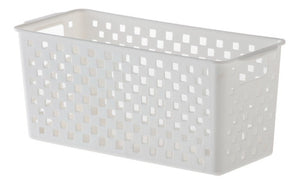 Cesto Organizador 27x12x12cm Multiuso Quadratta Paramount Cor Branco 27X12X12cm