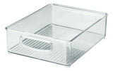Organizador Para Geladeira Caixa Gaveta Suporte Multi Uso Cor Transparente