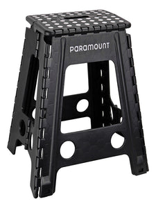 Banqueta Banquinho Escada 1 Degrau 22cm 150kg Slim Paramount Acabamento da estrutura Plástico preto Cor Preto