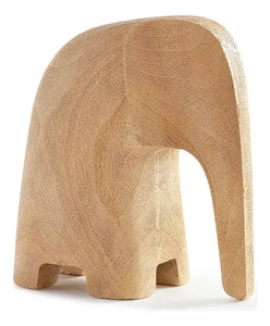 Escultura Elefante Em Poliresina - Mart 12786 Cor Marrom-claro