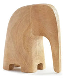 Escultura Elefante Em Poliresina - Mart 12786 Cor Marrom-claro