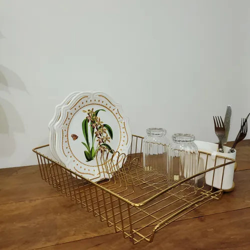 Escorredor De Loucas Dourado Future Dourado