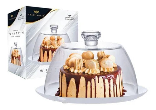 Boleira White Com Tampa 20cm - Ruvolo