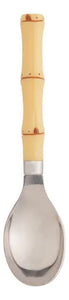 Colher P/sorvete Inox Com Cabo D/plástico Bambu Natural Lyor