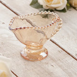 Molheira Em Cristal Wolff Pearl 40ml 9x5x6cm Âmbar Cor Rose