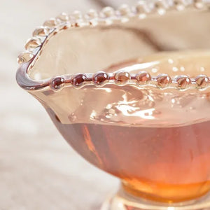 Molheira Em Cristal Wolff Pearl 40ml 9x5x6cm Âmbar Cor Rose