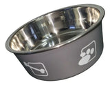 Comedouro De Inox Antideslizante P 14cm Color Dive Color
