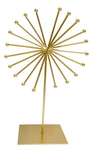 Estatua Aramado Decorativa Metal Dourado 23cm Sol
