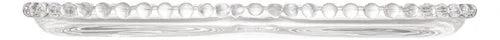 Pratos Raso De Cristal Coração 30cm Pearl Wolff