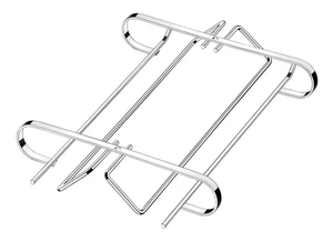 Suporte Suspenso Armário P/ Taças Organizador Cozinha 1077 Cor Prateado