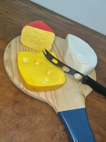 Faca P/queijo, 23cm - Nirosta Preto