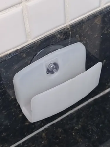Porta Esponja Para Cozinha Com Ventosa Transparente