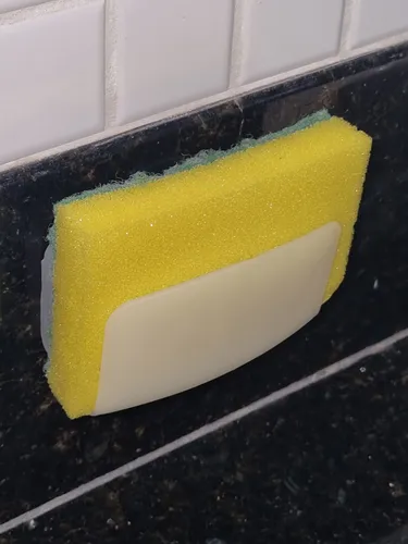 Porta Esponja Para Cozinha Com Ventosa Transparente